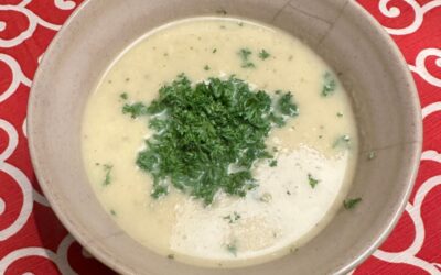 Verrukkelijke romige bloemkoolsoep